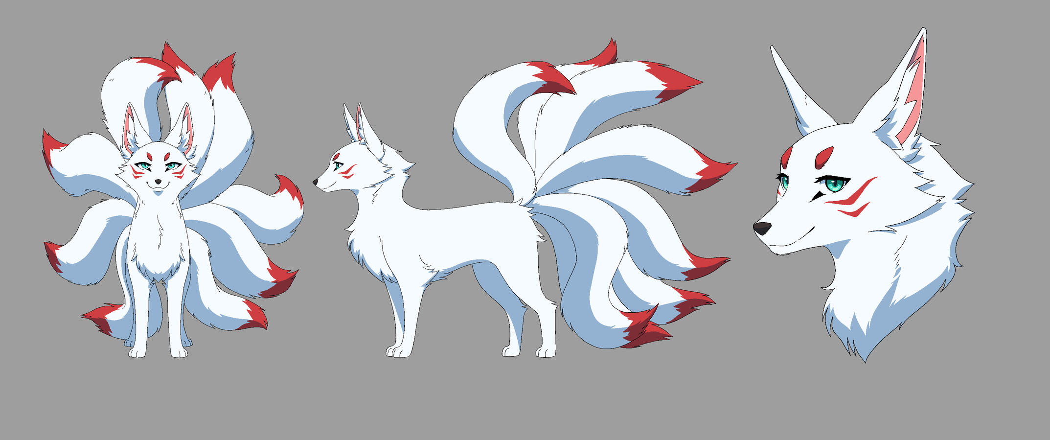 Fox fullbody design (RED SQUARE Keyboard)