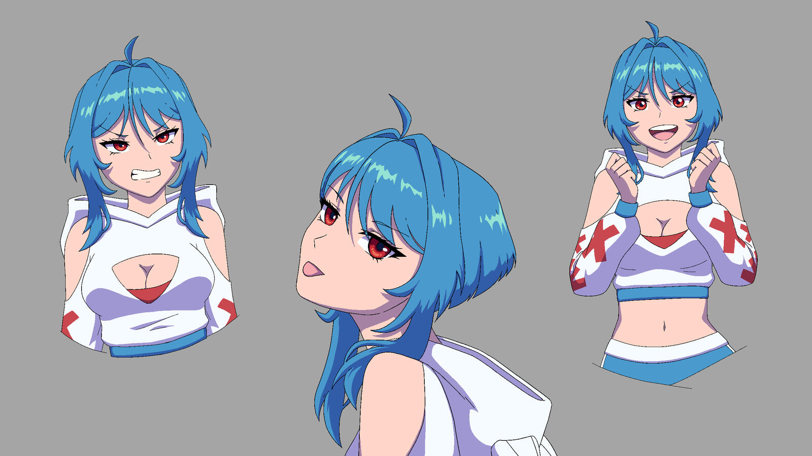 Pakuru expression sheet (RED SQUARE Keyboard) Pakuru expression sheet (RED SQUARE Keyboard)