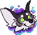 Nebula Lupus pixel emote